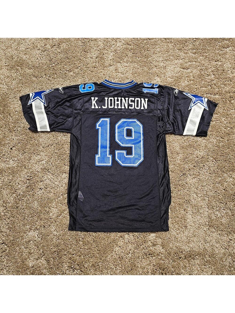 Dallas Cowboys #19 Johnson Limited Edition Black Jersey - M